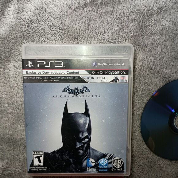 Batman 3 Games Lot Trilogy Arkham Origins W/ Manual Asylum City PlayStation PS3 - Picture 13 of 16